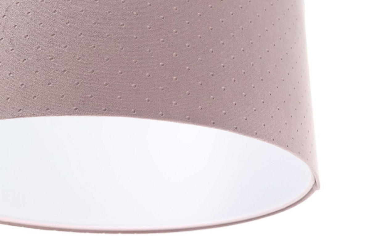 HÄNGELEUCHTE Rosa 40/20 cm - Pink/Weiß, Kunststoff (40/0.6/20cm) - ONZENO