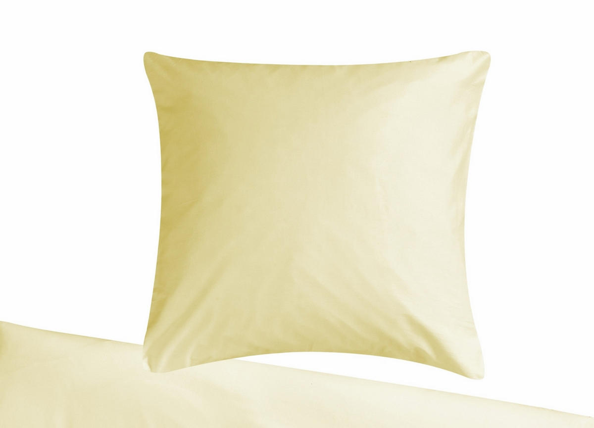 BETTWÄSCHE Biber 200x220 Creme Uni - Winter Bettbezug aus 100% Baumwolle - Creme, Textil (200/220cm) - Carpe Sonno
