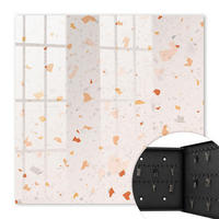 SCHLÜSSELBOX Schwarz 30x30 cm- Türöffnung nach rechts - Elegantes Mosaik - Beige, Metall (30/30/5cm) - TULUP
