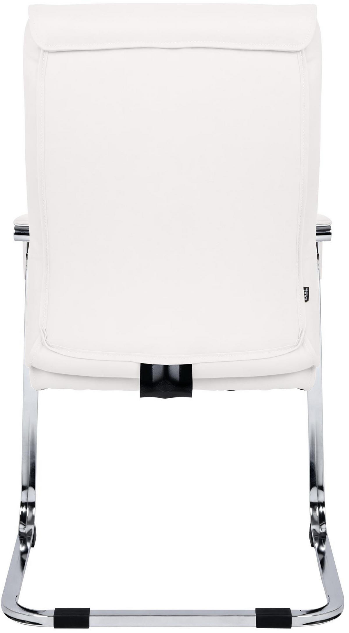 SCHWINGSTUHL 2er Set Lederlook Weiß - Weiß, Textil/Metall (55/88/60cm) - CLP