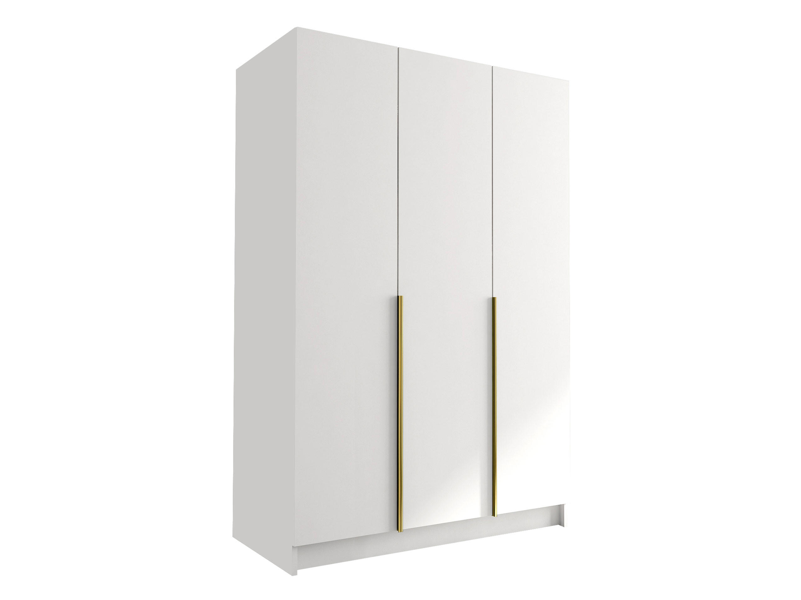 KLEIDERSCHRANK Calia I - Goldfarben/Multicolor, Holzwerkstoff/Metall (150/215/58cm) - MIRJAN24