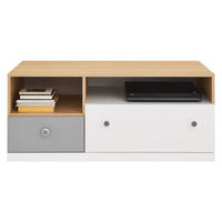 TV-LOWBOARD Pixel PX11 - Eichefarben/Weiß, Holzwerkstoff (120/60/50cm)