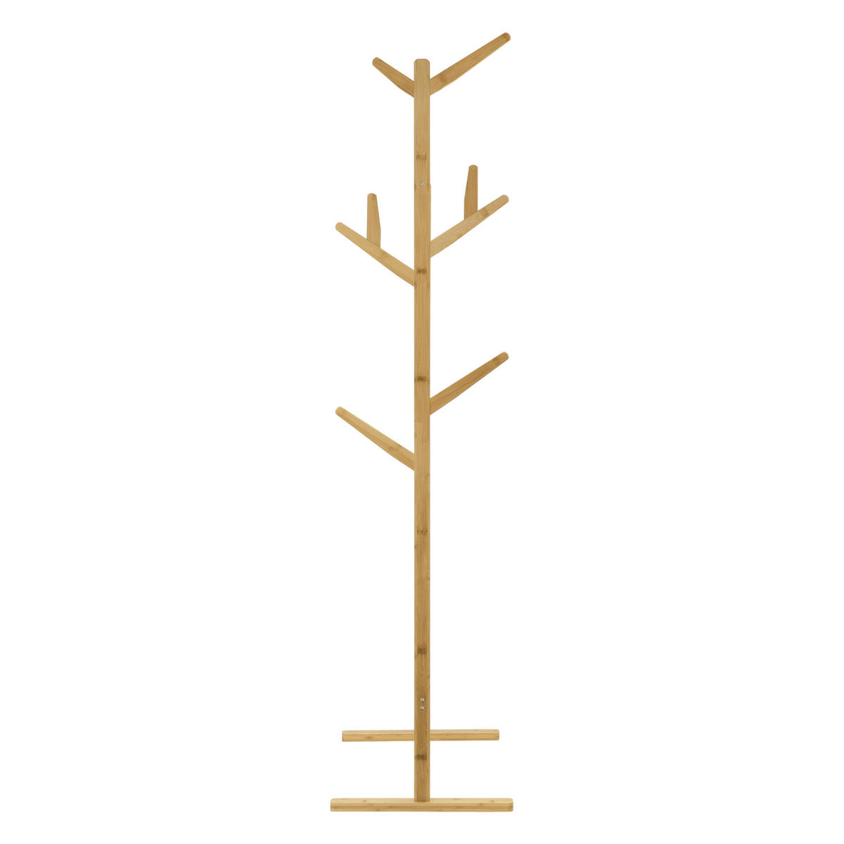 GARDEROBENSTÄNDER Nordreisa - Naturfarben, Holz (65/170/40cm) - [en.casa]