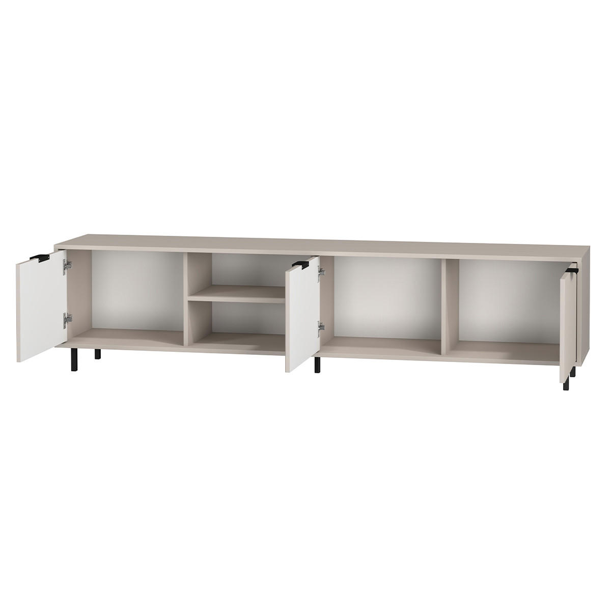 TV-MÖBEL Soly Kaschmir - Beige, Holzwerkstoff (203.2/50/40.3cm) - Petits-meubles