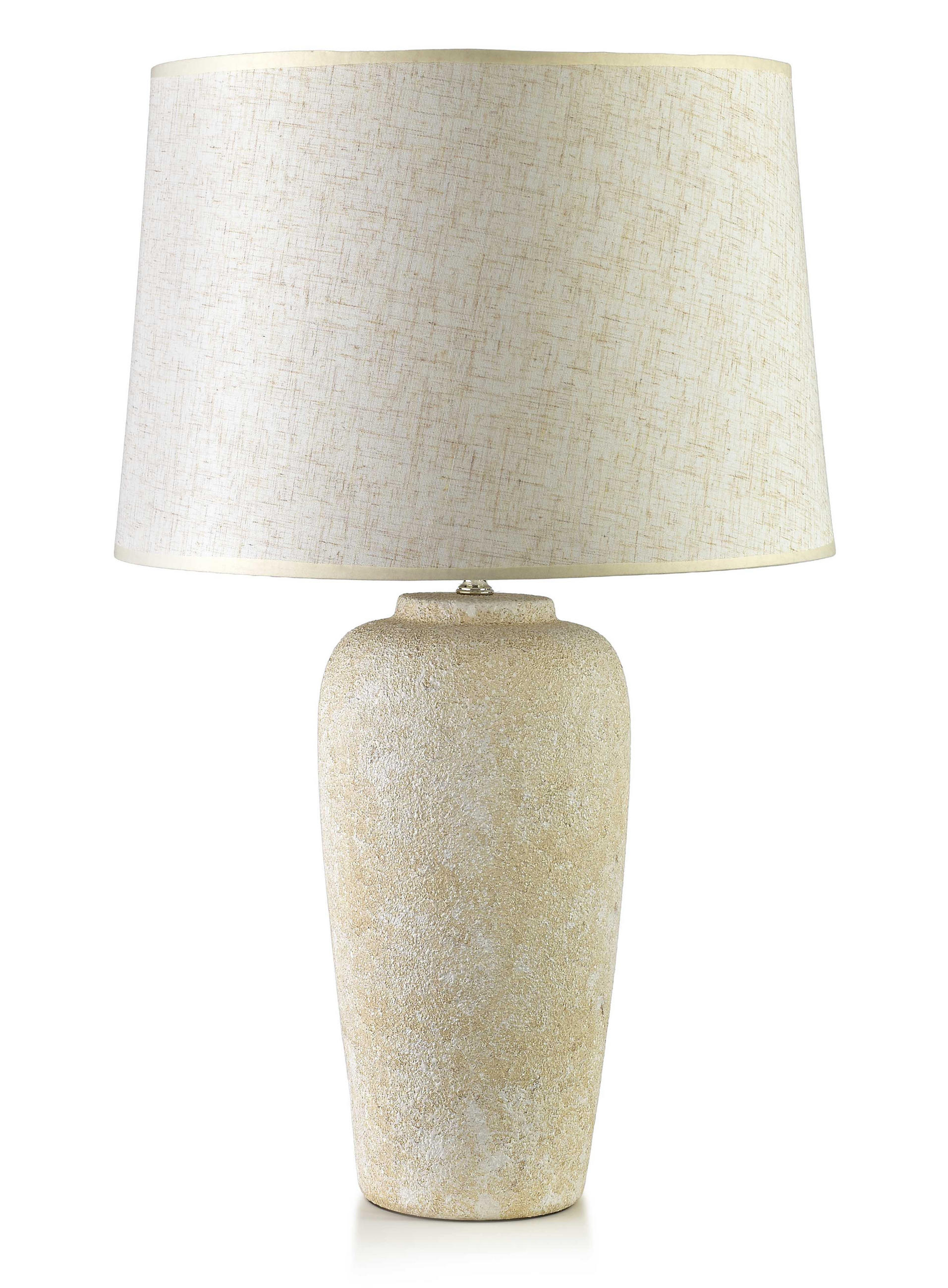 TISCHLAMPE Leti Beige 17/39/63 cm Keramik - Beige, Keramik (17/39/63cm) - Mondex
