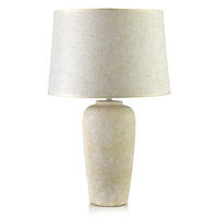 TISCHLAMPE Leti Beige 17/39/63 cm Keramik - Beige, Keramik (17/39/63cm) - Mondex