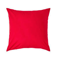 KISSENBEZUG Perkal, Ägyptische Baumwolle, Fadendichte 200 - Rot, Textil (80/80cm) - Homescapes