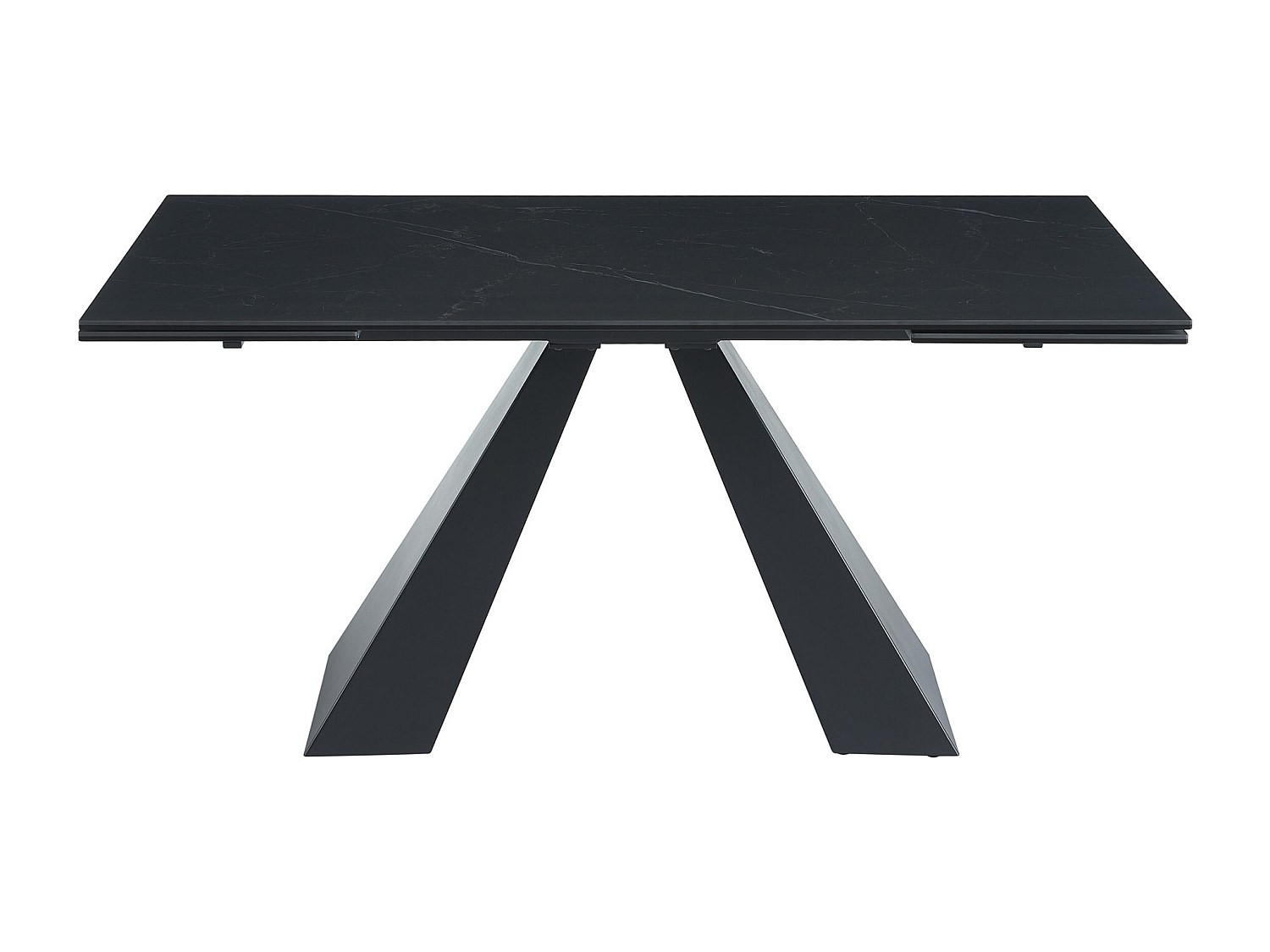 ESSTISCH - 6 Personen, 8 Personen, 10 Personen - Glas, Keramik - Schwarz - LOZIPA - Schwarz, Glas/Keramik (90/200/76cm) - Vente-Unique