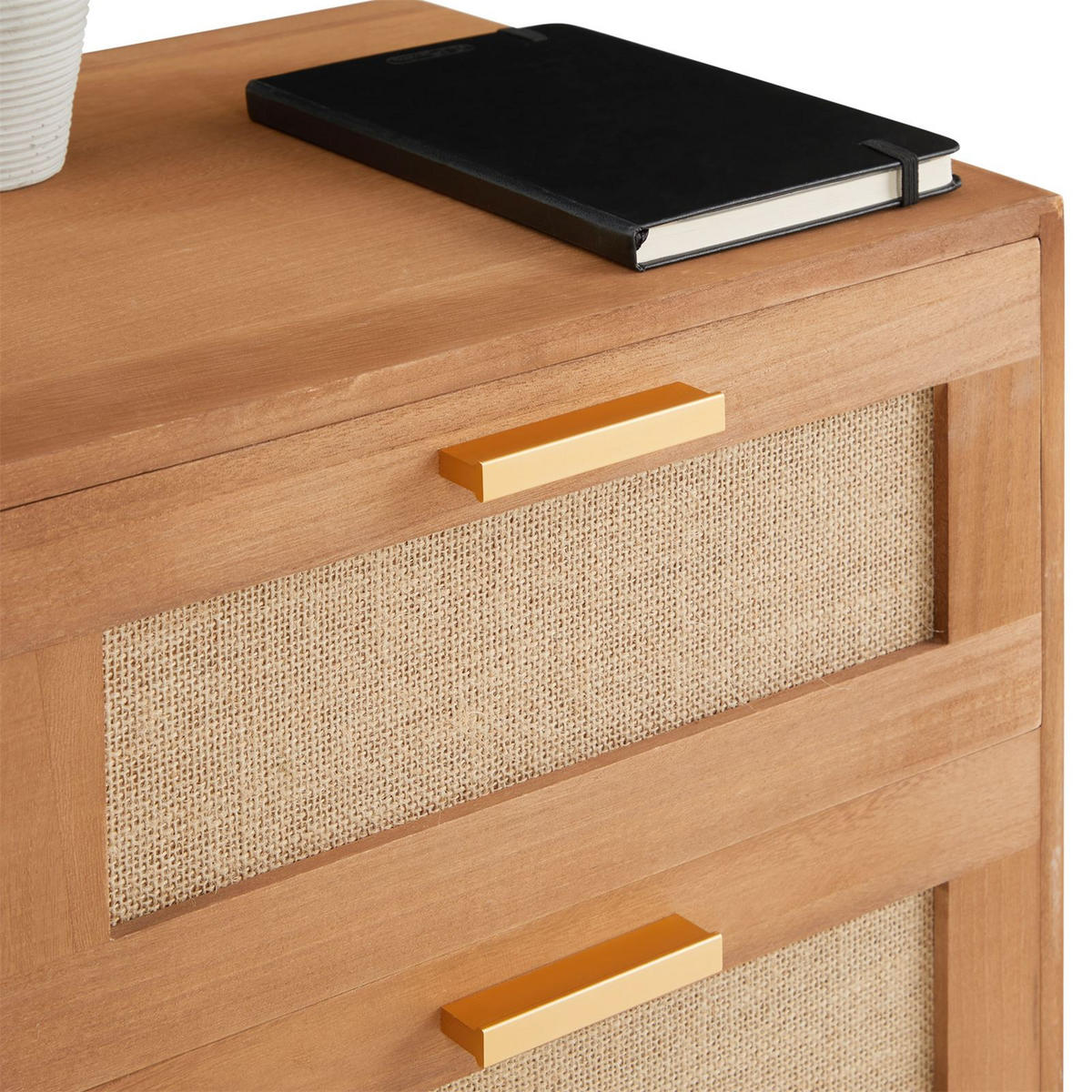 NACHTTISCH WAMAN - Braun, Holz (40/57/36cm) - CARO-Möbel