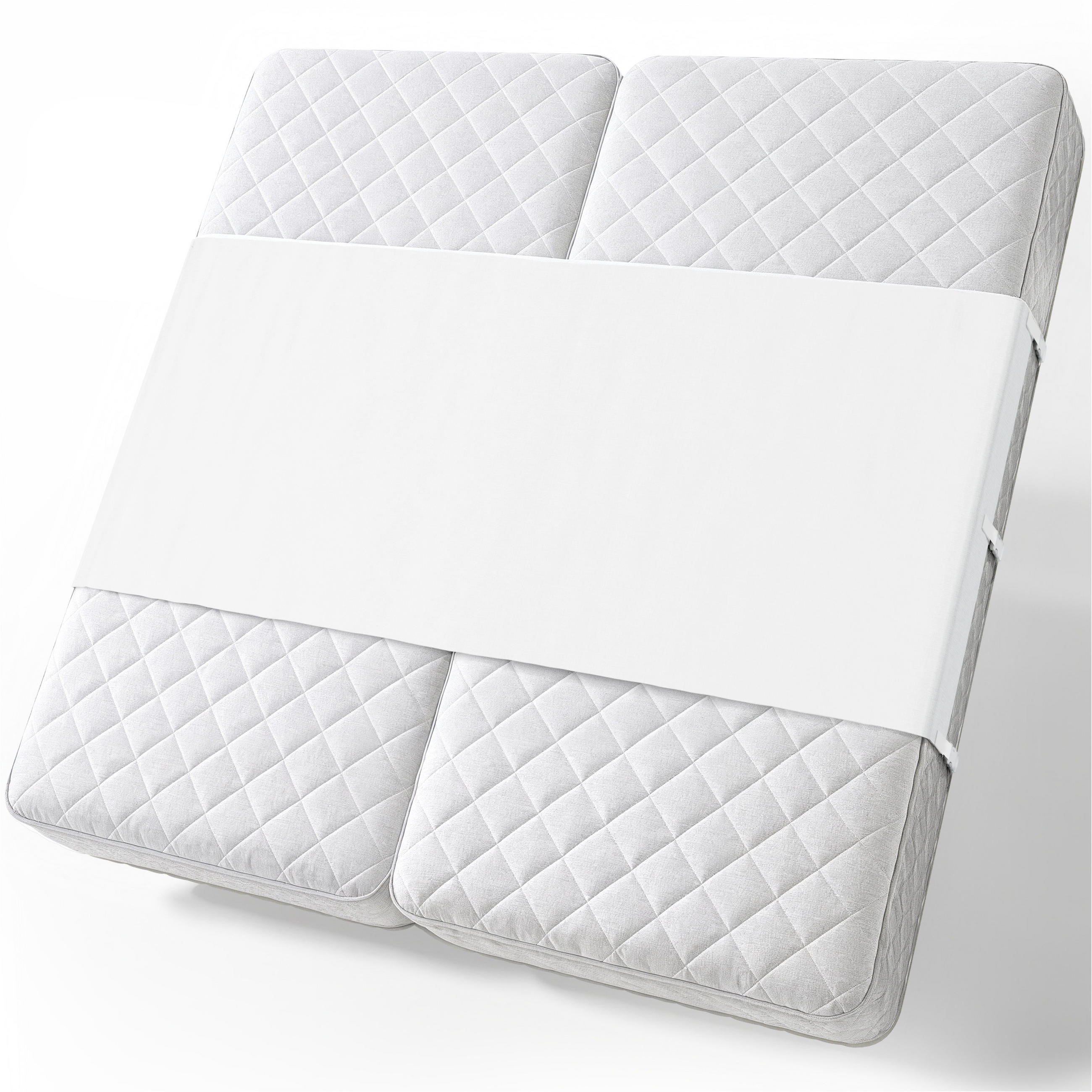 LIEBESBRÜCKE wasserdich mit Spanngurten - Weiß, Textil (18/240cm) - Blumtal