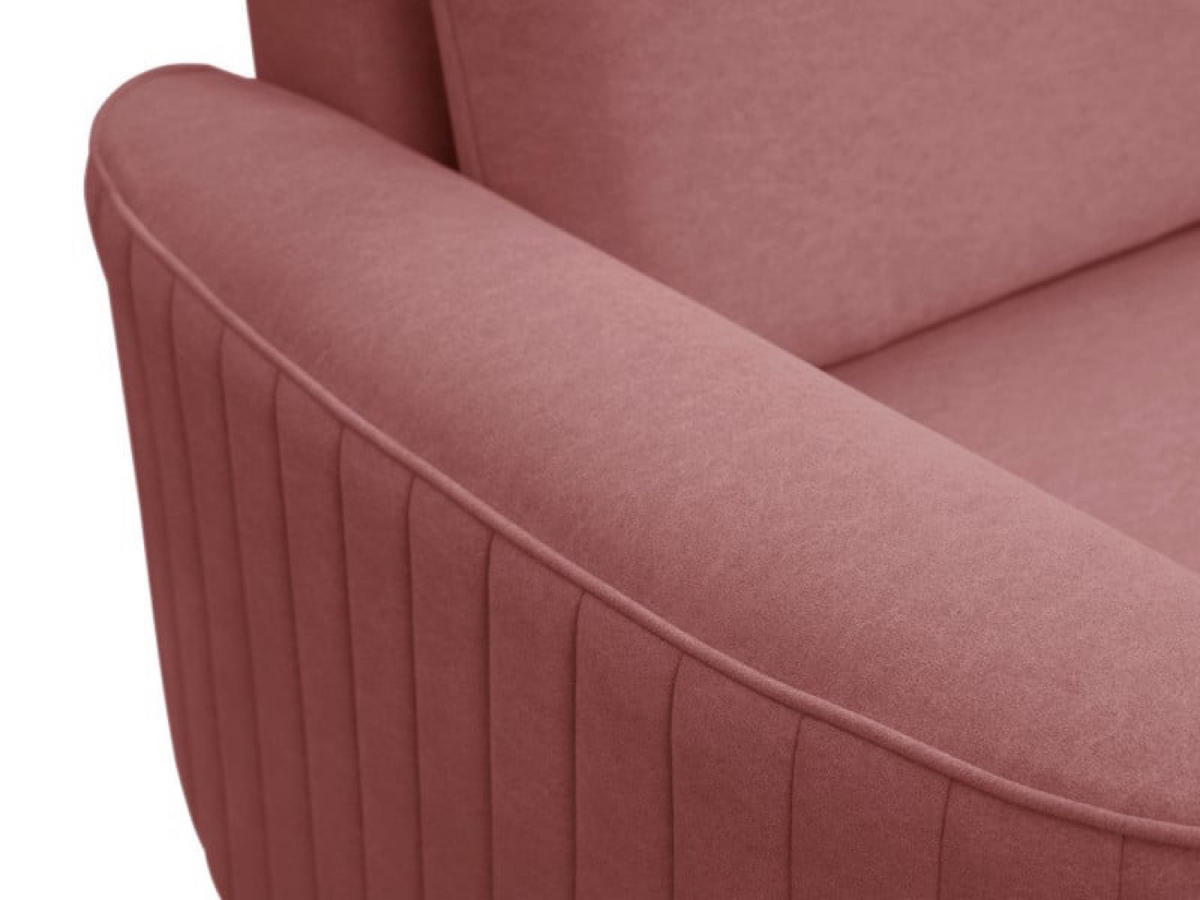 ECKSOFA Hell Bordeaux LOREN Mit Schlaffunktion Und Bettkasten - Rot, Textil (251/251cm) - Sepro Meble