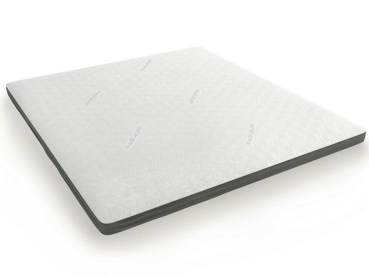 TOPPER MULTIFLEX 3-Zonen Komfort 90x200cm - Grau, Textil (90/200cm) - JEKATEX