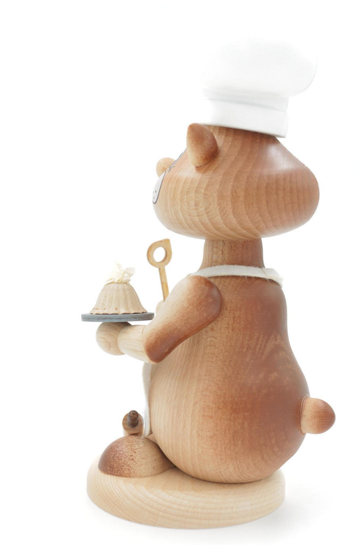 RAUCHFIGUR Hamster Bäcker 18 cm - Multicolor, Holz (12/18/0.1cm)