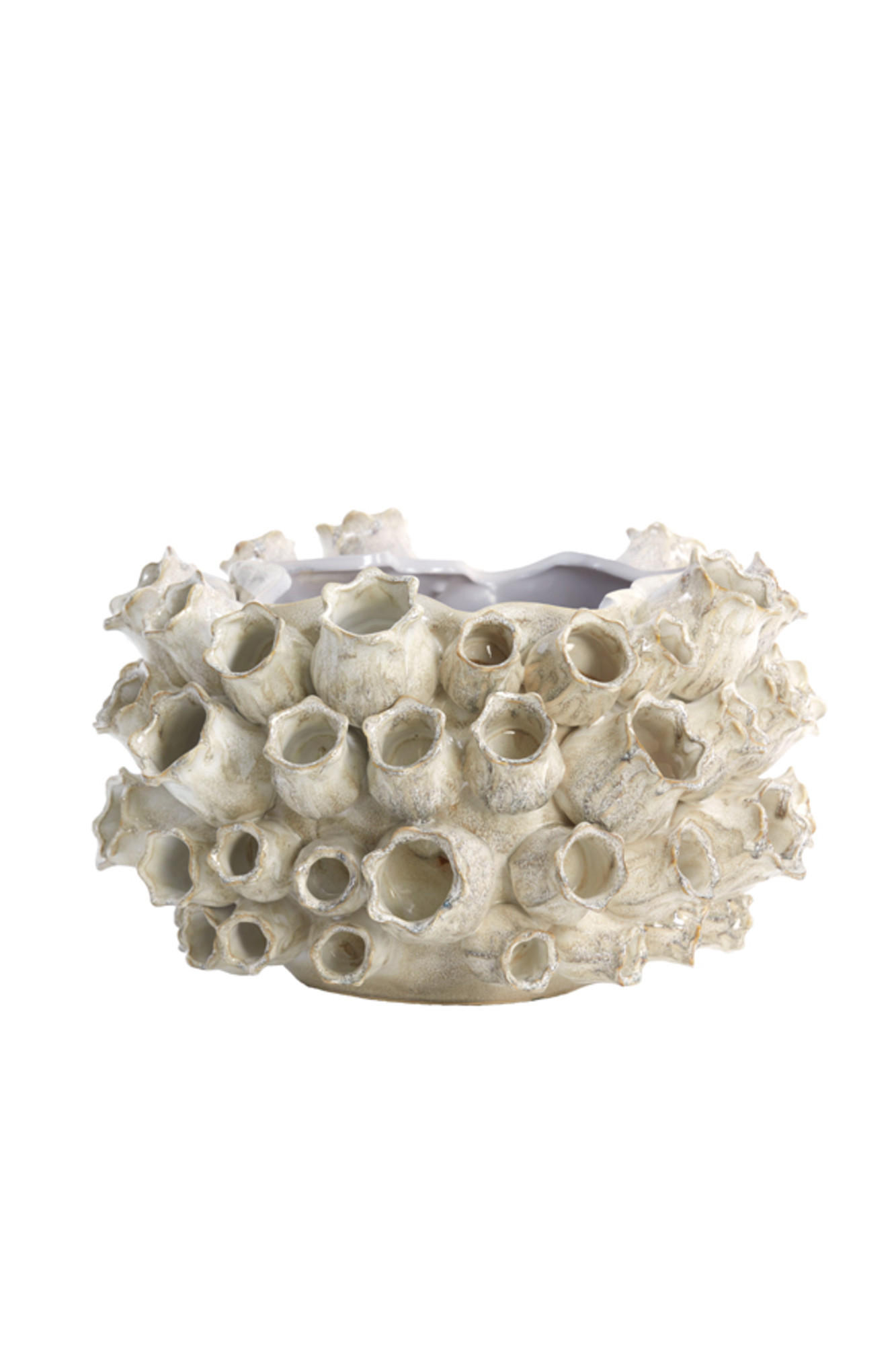 VASE Keiki Braun Ø36/23 cm - Braun, Keramik (23cm) - Light & Living