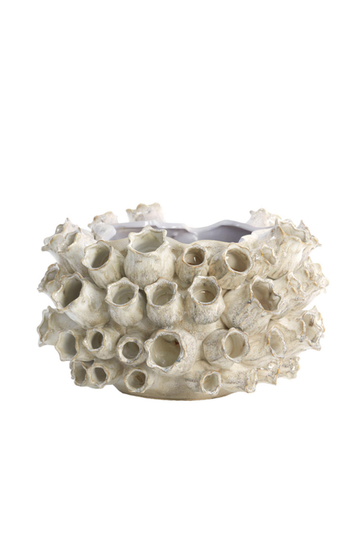 VASE Keiki Braun Ø36/23 cm - Braun, Keramik (23cm) - Light & Living