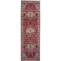 TEPPICH Assadabad Rot 290/89 cm Schurwolle - Rot, Textil (89/290cm) - Looma
