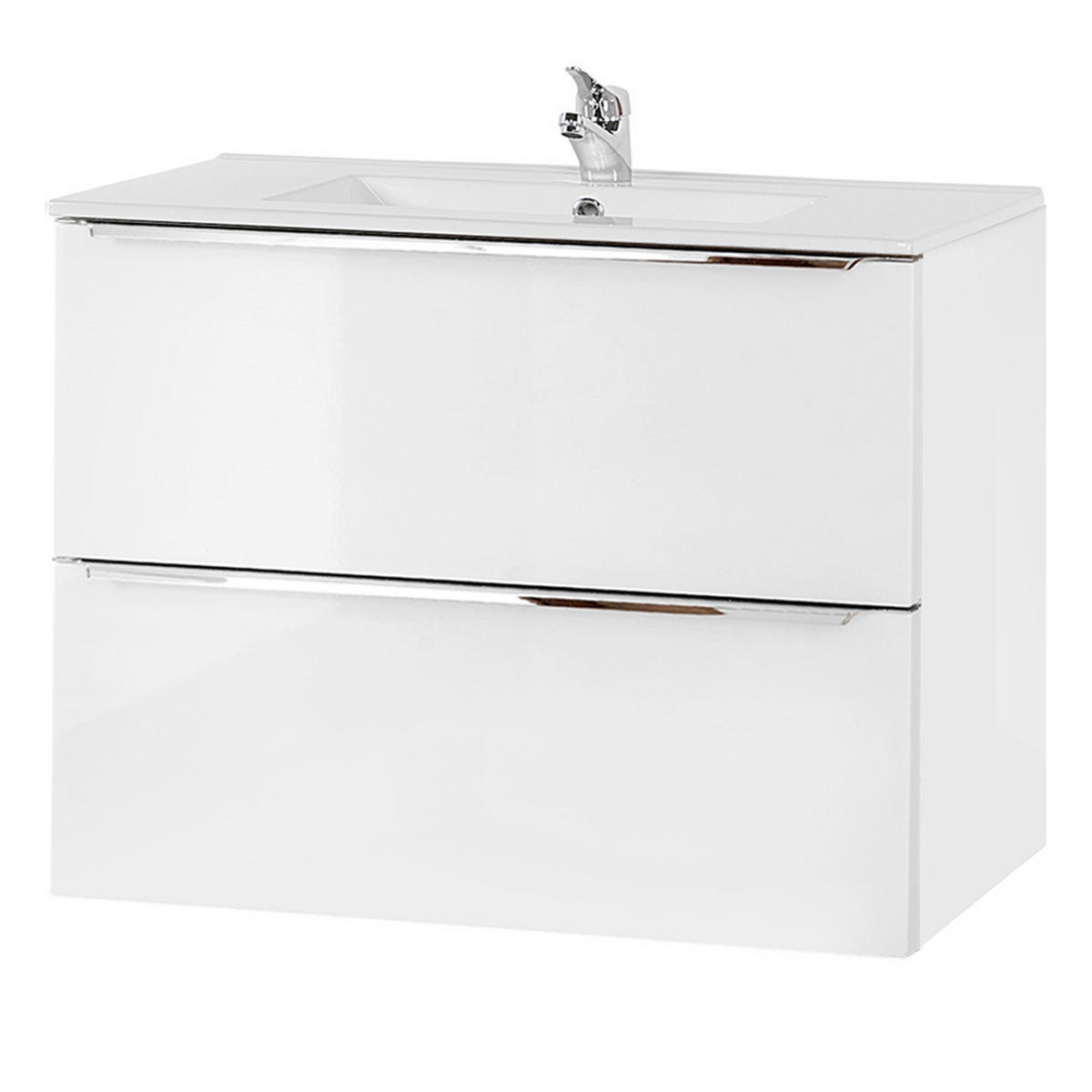 WASCHTISCH Toskana-56 - Weiß, Holzwerkstoff (81/59/46cm) - Lomado