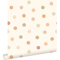 TAPETE Punktmuster 50 x 900 cm - Beige, Papier (50/0.1cm) - ESTAhome