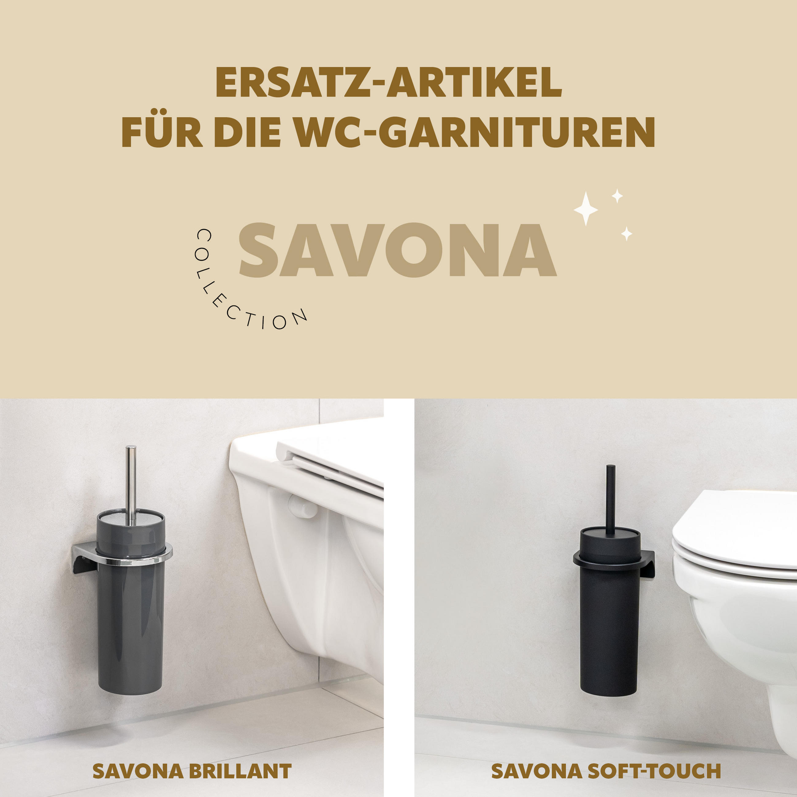WANDHALTERUNG SAVONA, silber, Kunststoff - Chromfarben, Kunststoff (12/4.5/13cm) - bremermann