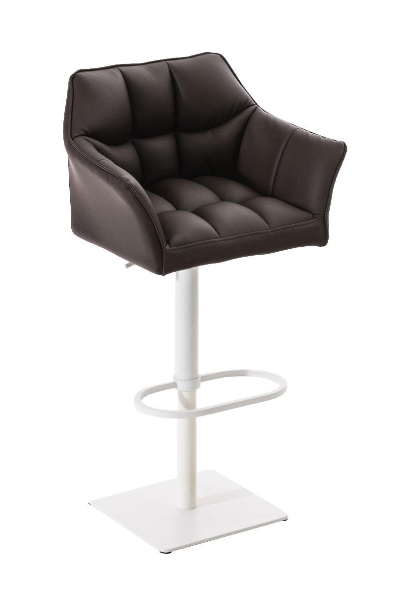 BARHOCKER Damaso 88x64x45 cm braun - Braun, Leder (64/88/45cm) - furnicato