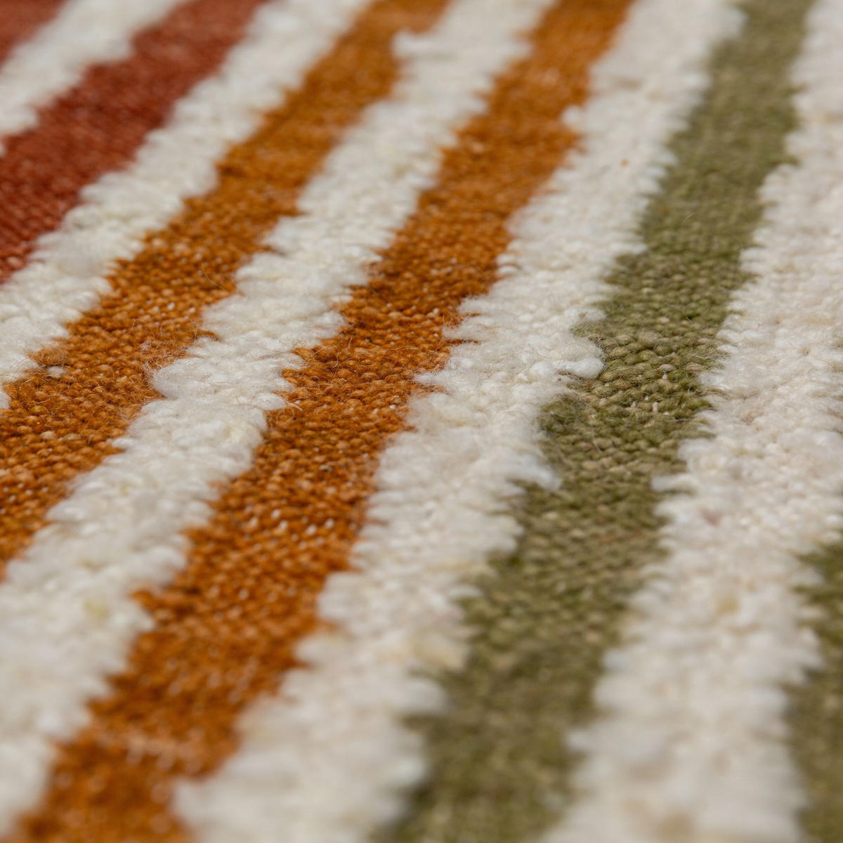WOLLTEPPICH handgewebt FROND, geometrisch, Bunt, 200 x 300 cm - Multicolor, Textil (200/300cm) - KADIMA DESIGN