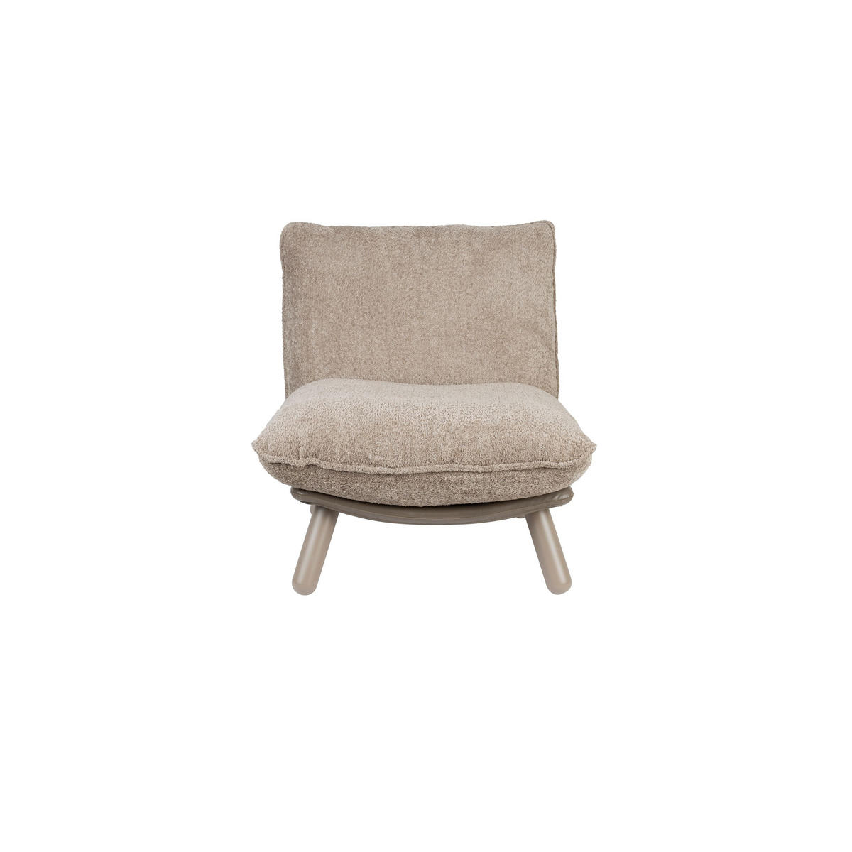 SESSEL Lazy Sack Beige - Beige/Grau, Holz (75/81/94cm) - Zuiver