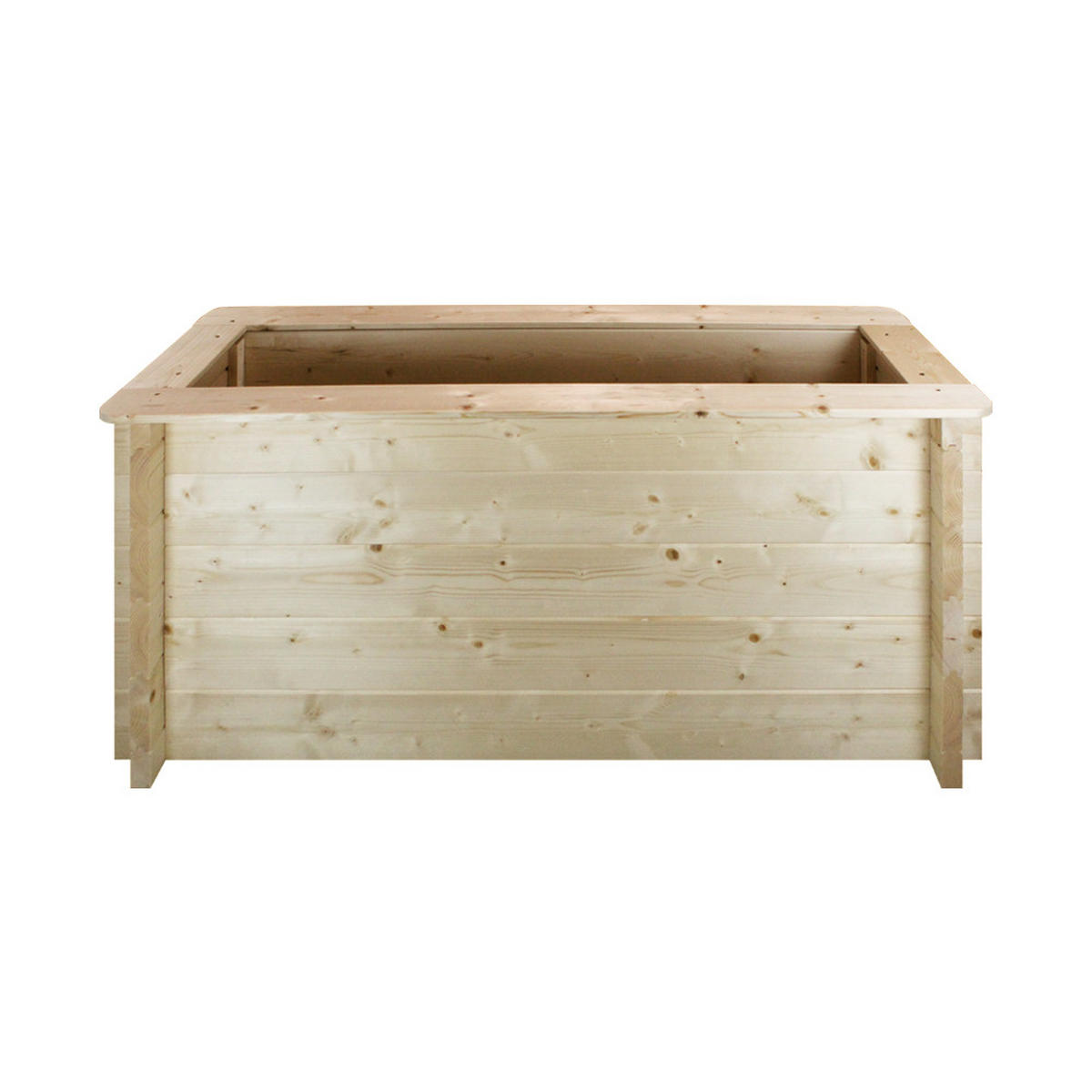 HOCHBEET HOLZ - 118x38xH57 cm - M614 - Beige, Holz (38/57/118cm) - Timbela