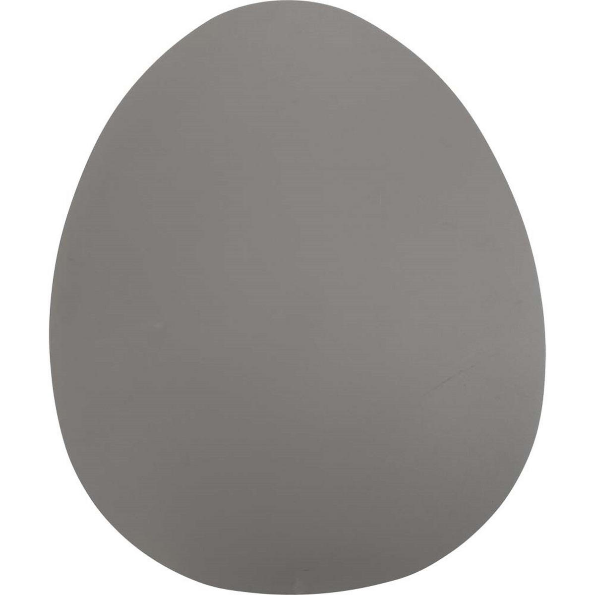BEISTELLTISCH Tiki - Grau - 74/60/35,5 cm - Grau, Metall (74/60/35cm) - Lesli Living