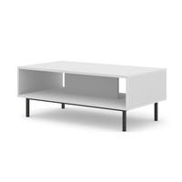 COUCHTISCH Weiß, Weiß, Schwarz 90/45/60 - Schwarz/Weiß, Holzwerkstoff (60/90/45cm) - RAUMHIRSCH FURNITURE