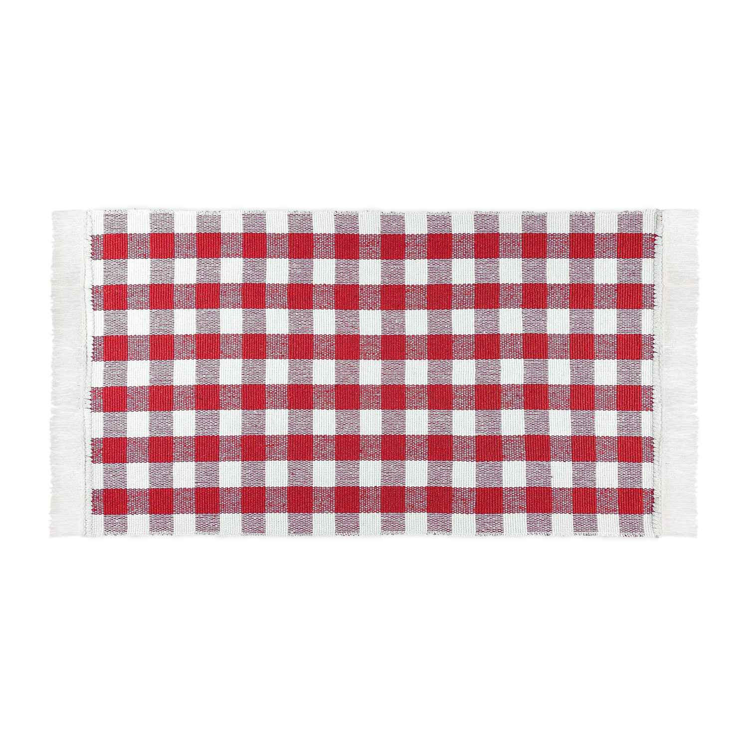 KÜCHENTEPPICH MATRIX - Rot, Textil (50/100cm) - WohnDirect
