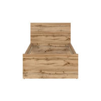 POSTEL 90/200 June Bílá a dřevo - bílá, kompozitní dřevo (90/200cm) - Petits-meubles