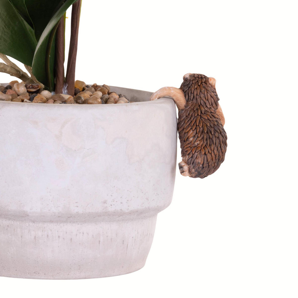 BLUMENTOPF-ANHÄNGER Lustiges Tierchien 9/4,5/8 cm - Braun, Kunststoff (4.5/8/9cm)