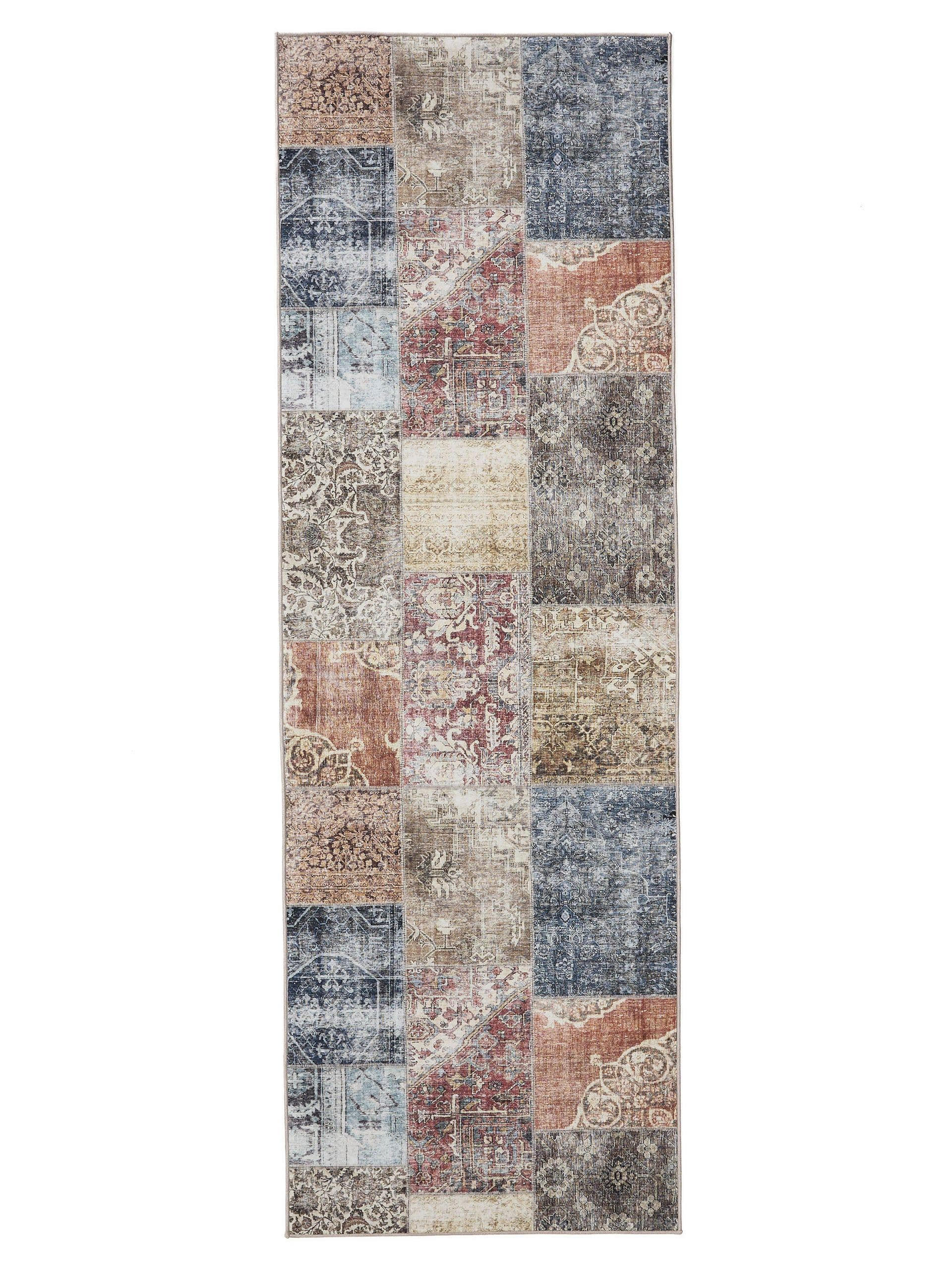 VINTAGE-LÄUFER George waschbar 80x240 cm - Multicolor, Kunststoff (80/240cm) - benuta
