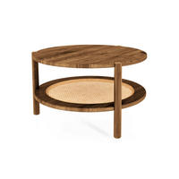 KAFFEETISCH NIEDRIG INA Wildeiche - Alteiche, Holz (60/60/35cm) - byoak