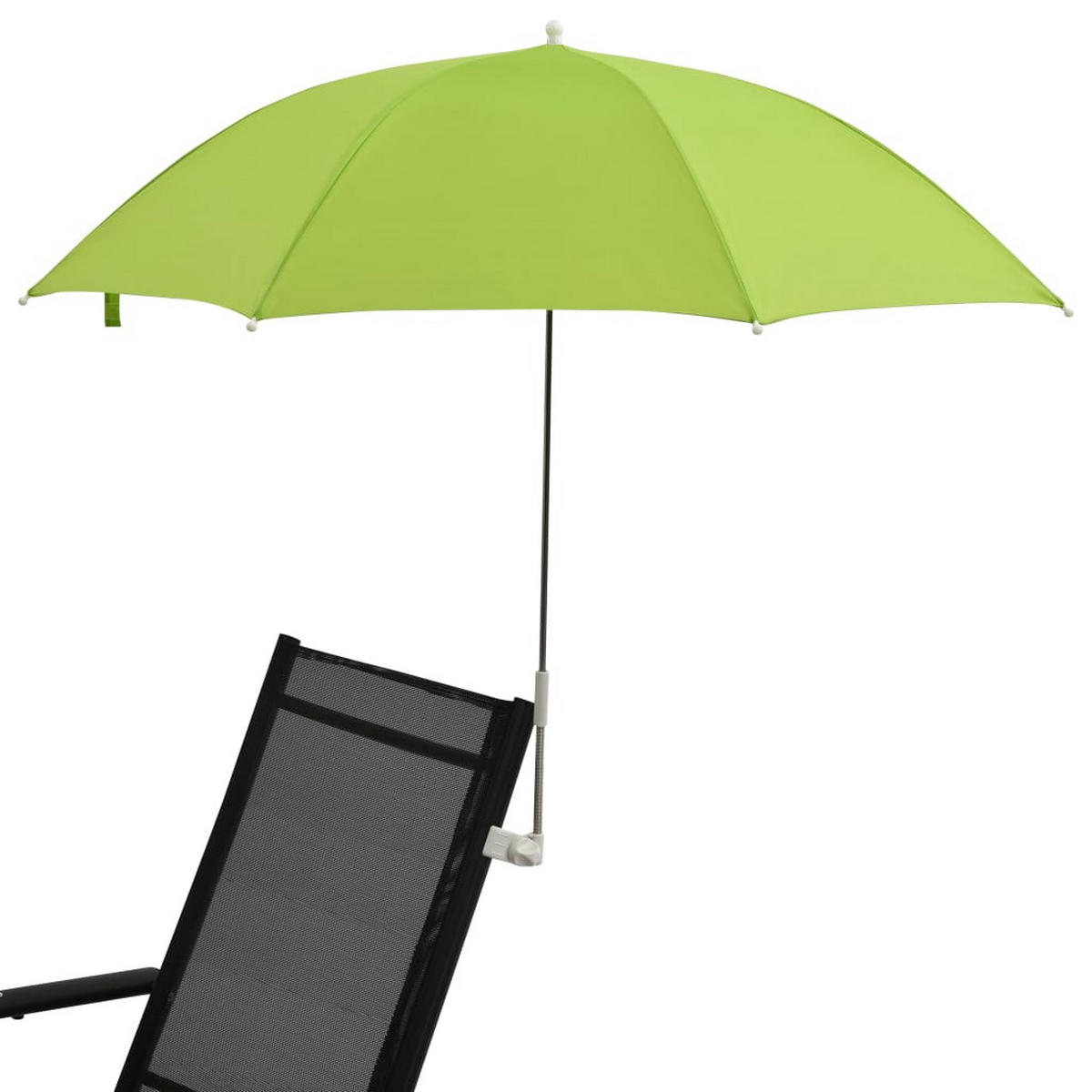 SONNENSCHIRME für Campingstühle 2 Stk. Grün 105 cm - Grün, Metall (105/105cm) - furnicato