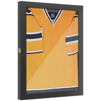 TRIKOTRAHMEN DE-15498 71/89 cm, Acrylglas mit Filz Schwarz - Schwarz, Holzwerkstoff (6.5/89/71cm) - ComfortXL