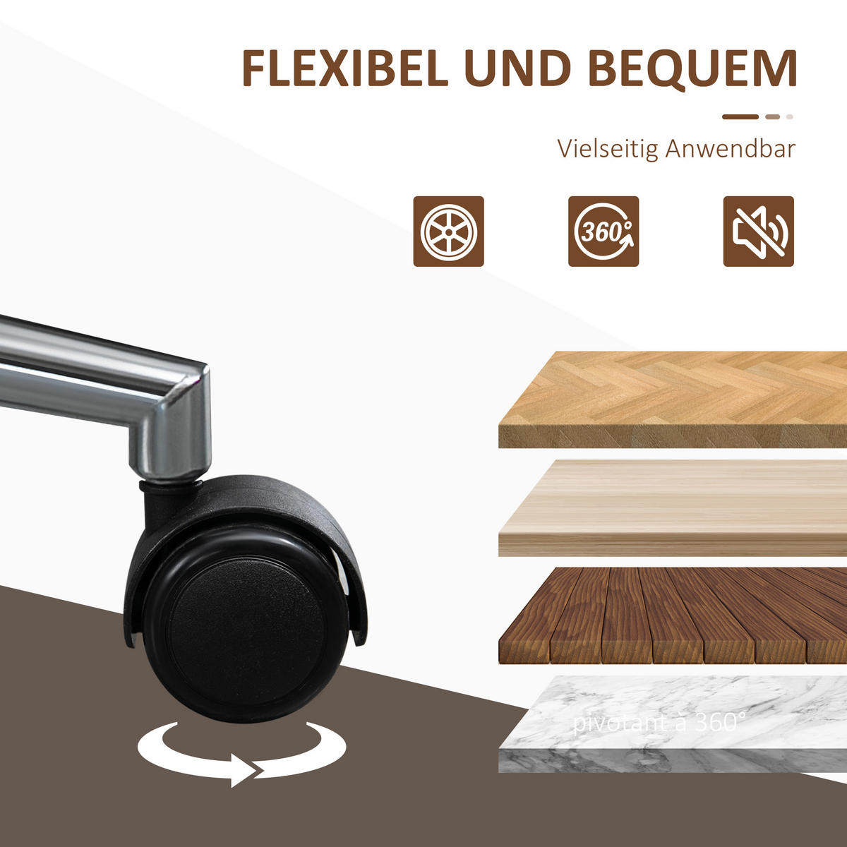 BÜROSTUHL mit Wippfunktion, Ergonomischer Computerstuhl, bis 120 kg Belastbar - Schwarz, Leder (60/96/53cm) - Vinsetto
