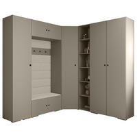 GARDEROBEN-SET 236,7/231,7/47 - Kaschmir/Beige, Holz/Kunststoff (181.7/236.7/47cm) - Abiks Möbel