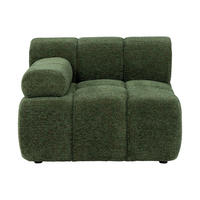 SESSEL mit gerader Rückenlehne - 1 Person - stoff - grün Facivil - Grün, Textil (94/70/94cm) - Vente-Unique