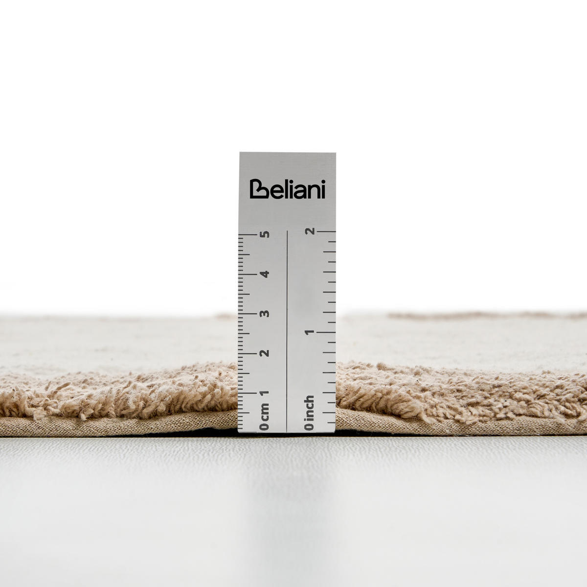 KOUPELNOVÁ PŘEDLOŽKA Hnědá/Béžová 60/90 cm Bavlna Kabri - hnědá/béžová, textil (60/90cm) - Beliani