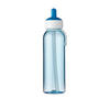 WASSERFLASCHE FLIP-UP Campus Blau 500 ml - Blau, Kunststoff (0.5L) - Mepal