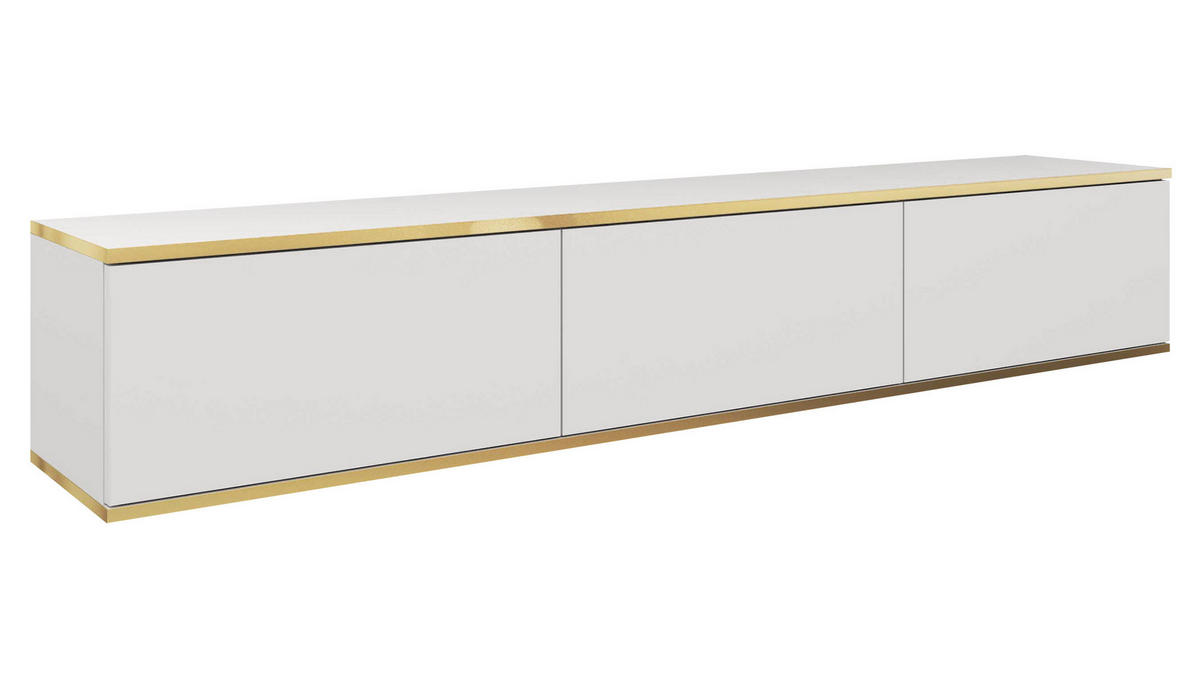 TV-LOWBOARD Oro I - Weiß, Holzwerkstoff (175/30/32cm) - MIRJAN24
