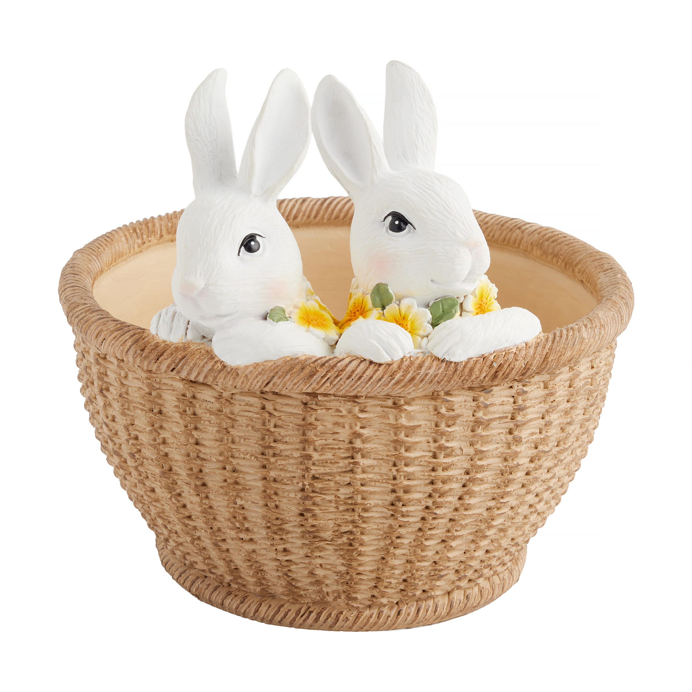 DEKORATIVE SCHALE Bloomfy - Weiß, Kunststoff (17cm) - home&you