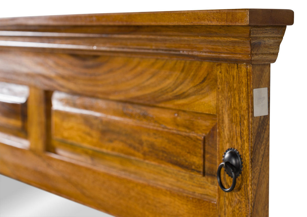 SPIEGEL Akazie 160x7x87 honig lackiert OXFORD #0405 - Braun, Holz (160/87/7cm) - Massivmoebel24