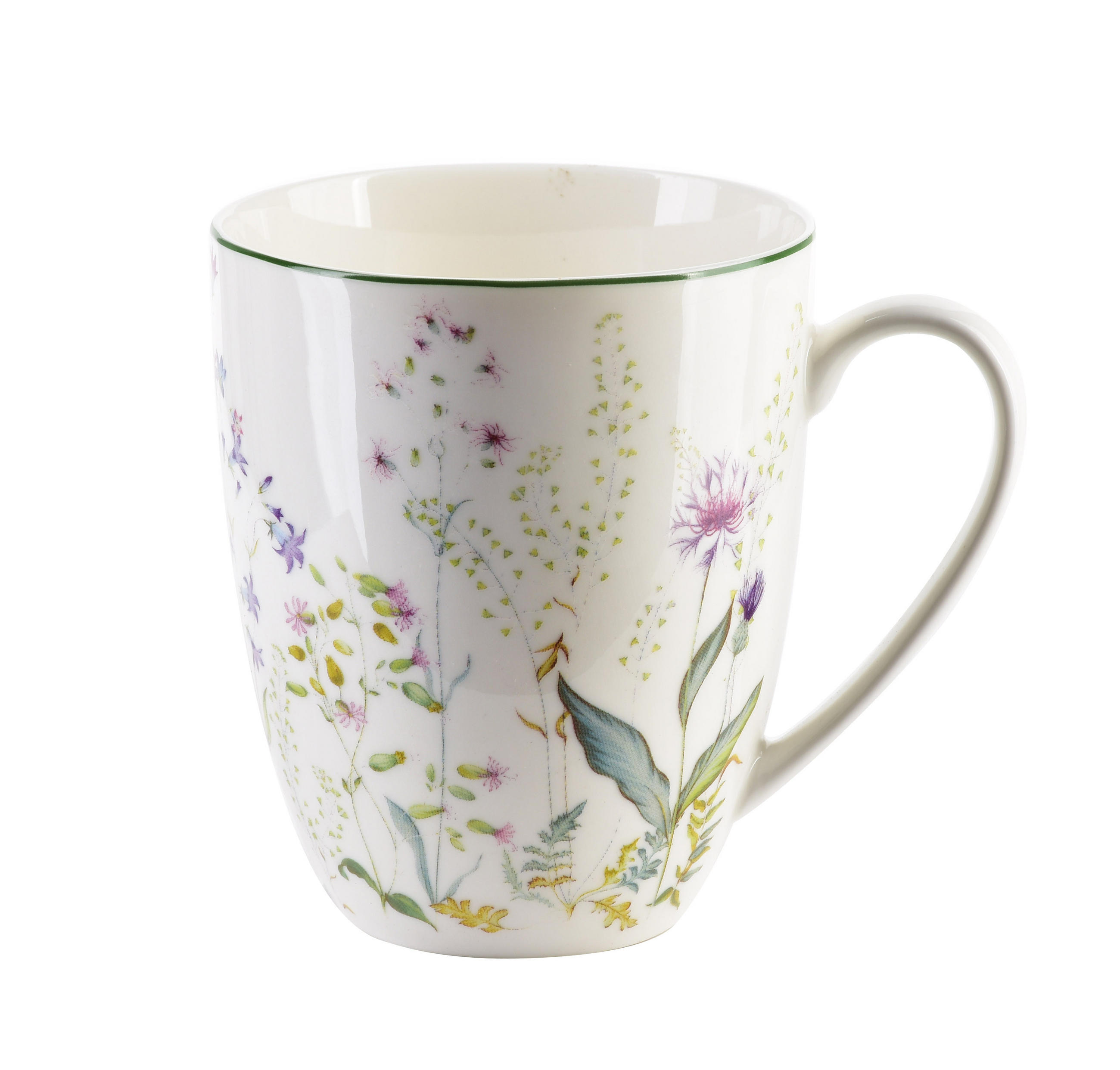 BECHER Faccia Verde Beige 8.5/12/11 cm Keramik - Beige, Keramik (0.4L) - Mondex