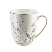 BECHER Faccia Verde Beige 8.5/12/11 cm Keramik - Beige, Keramik (0.4L) - Mondex