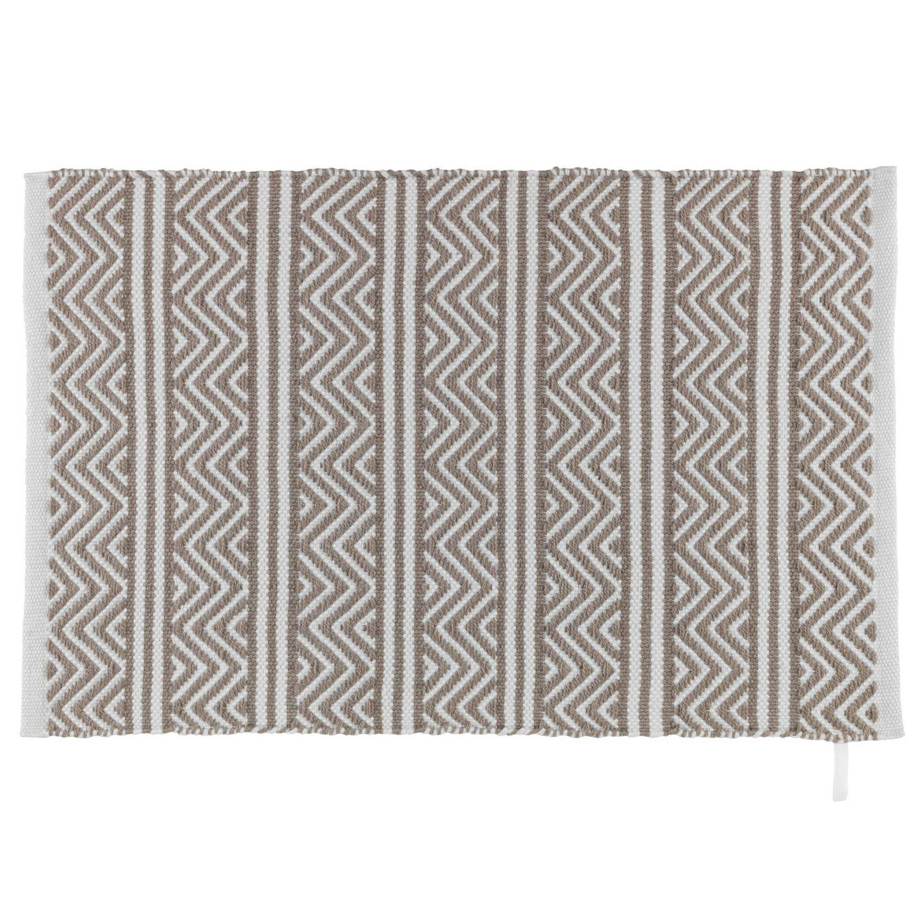 BADTEPPICH Shaki 80/50 cm - Beige, Textil (80/50cm)