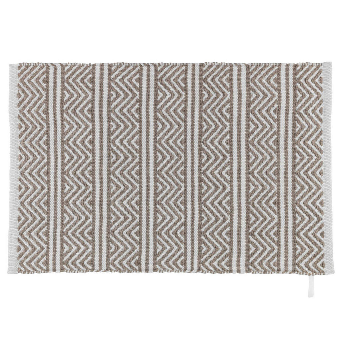 BADTEPPICH Shaki 80/50 cm - Beige, Textil (80/50cm)