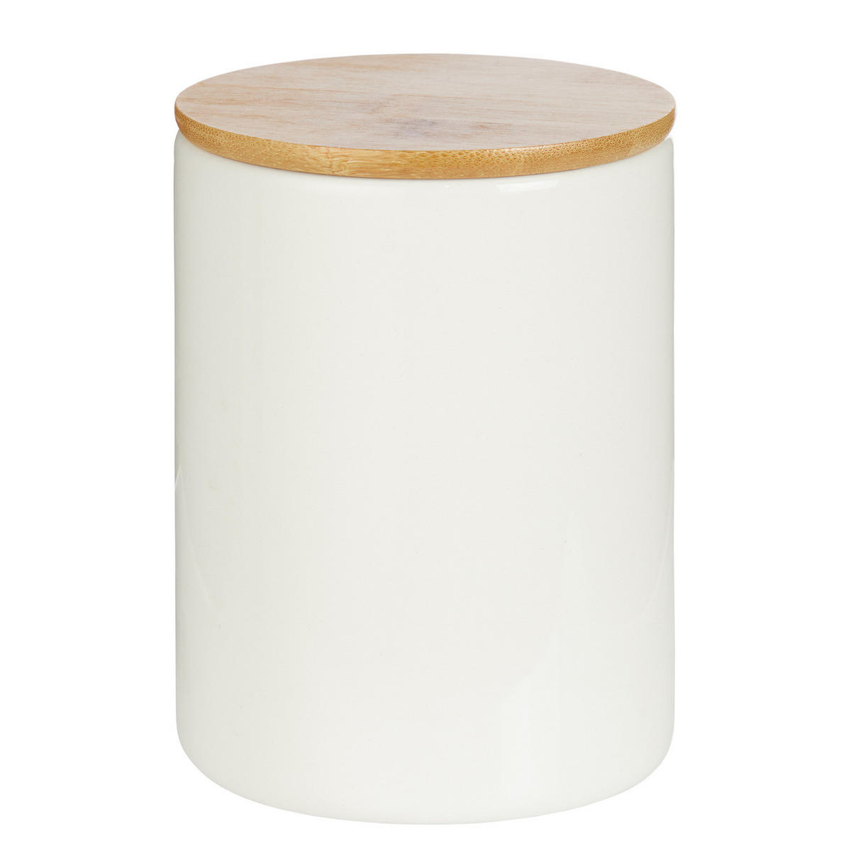 AUFBEWAHRUNGSDOSE Peanuts - Weiß, Keramik/Holz (10/14/10cm) - Butlers