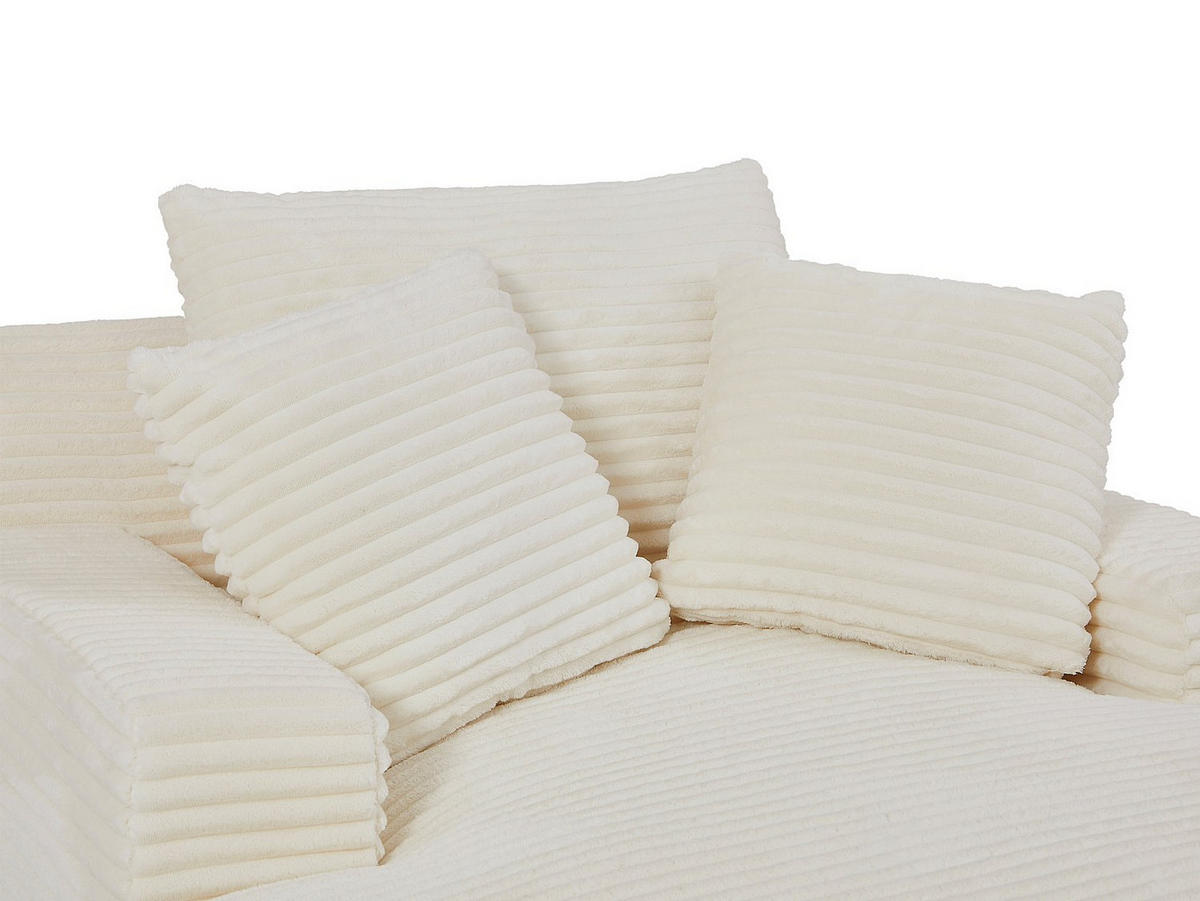 RECAMIERE ohne Schlaffunktion - 1 Person, 2 Personen - Samt - Beige - - Beige, Textil (120/72/168cm) - Vente-Unique
